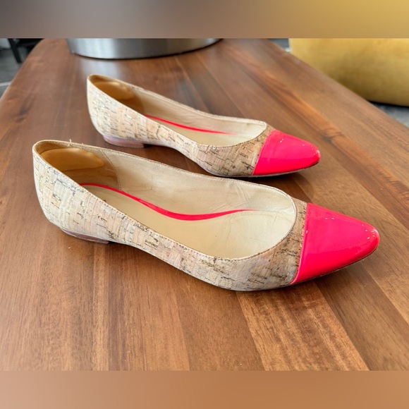 Kate Spade Cork Flats with Cap Toe - Pink - Picture 7 of 9